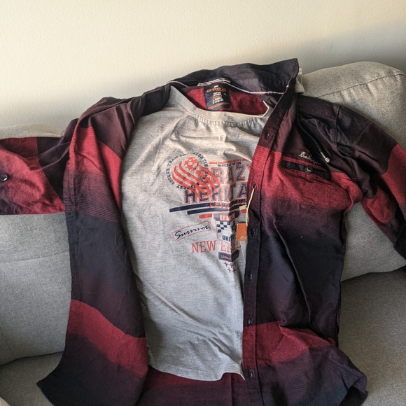 Casual Shirt with hoodie - Picture 4 of 5